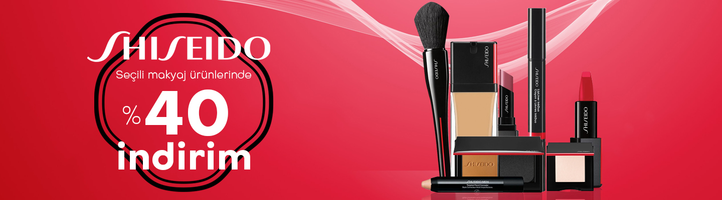 shiseido 40 indirim ana sayfa