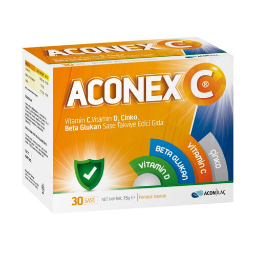 Acon İlaç Aconex C Takviye Edici Gıda 30 Kapsül