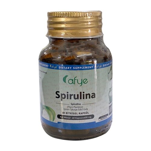 Afye Spirulina Takviye Edici Gıda 60 Kapsül