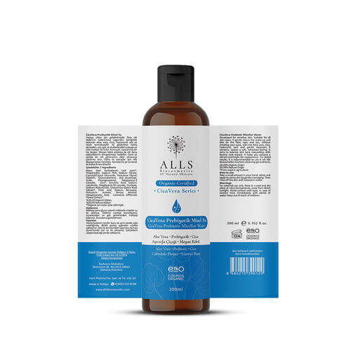 Alls Biocosmetics CicaVera Prebiyotik Misel Su 200 ml