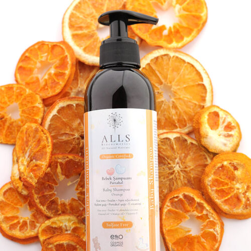 Alls Biocosmetics Organik Portakallı Bebek Şampuanı 350 ml