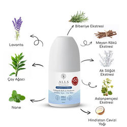 Alls Biocosmetics Organik Prebiyotik Roll on Deodorant 75 ml - Erkekler İçin - Thumbnail