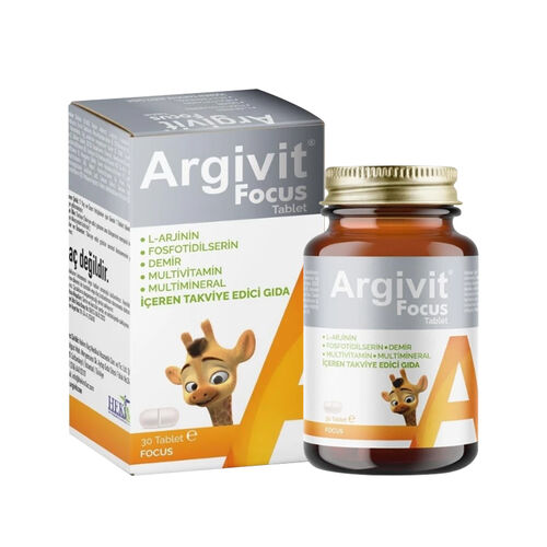 Argivit Focus Takviye Edici Gıda 30 Tablet