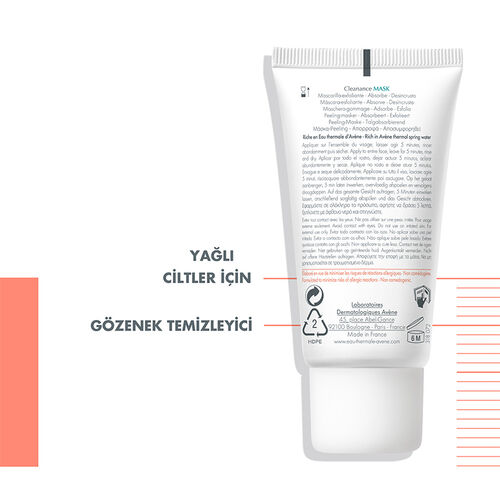 Avene Cleanance Arındırıcı Maske 50 ml