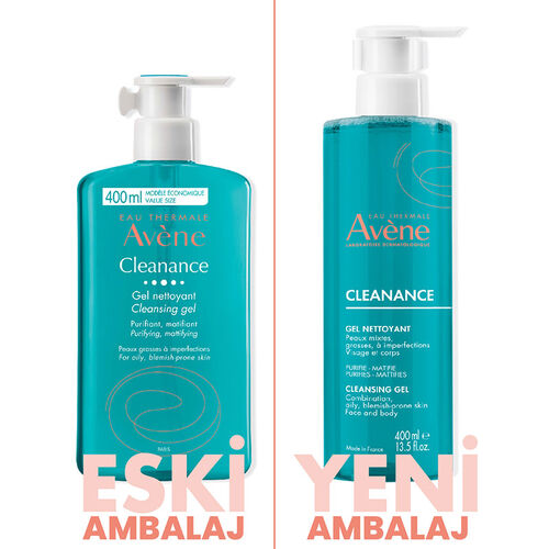 Avene Cleanance Yüz ve Vücut Temizleme Jeli 400 ml