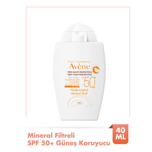 Avene Mineral Sıvı Güneş Kremi SPF 50+ 40 ml