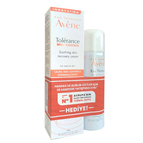 Avene Tolerance Control Cream 40 ml + Termal Su 50 ml HEDİYE