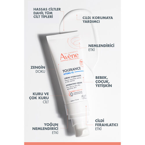 Avene Tolerance Hydra-10 Hydrating Cream 40 ml
