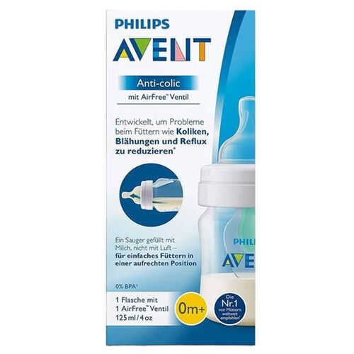Avent AirFree Valf ile Anti-kolik Biberon 0+ Ay 125 ml