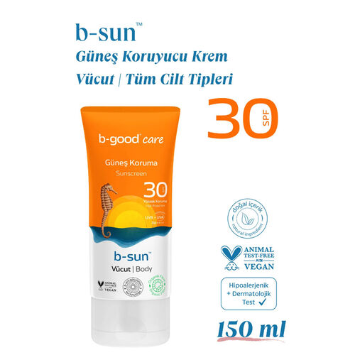 b-good b-sun SPF 30 Vücut Güneş Koruma 150 ml