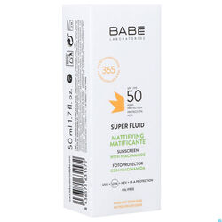 Babe Super Fluid Sunscreen Mattifying SPF50 50 ml - Thumbnail