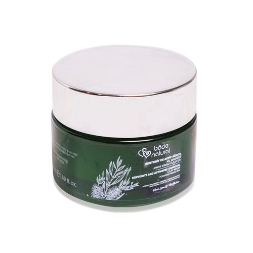 Bade Natural Bentonit ve Aktif Kömür içeren Kil Maskesi 50 ml