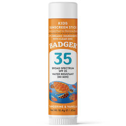 Badger Clear Zinc Çocuk Güneş Kremi Stick SPF 35 18.4 gr - Thumbnail