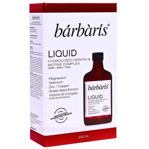 Barbaris Liquid Hidrolize Keratin ve Biotin İçeren Kompleks 200 ml