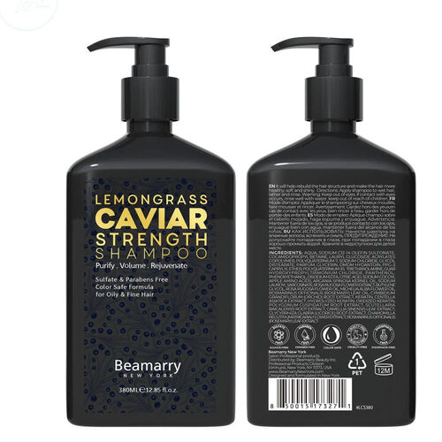 Beamarry Lemongrass Caviar Strength Shampoo 380 ml