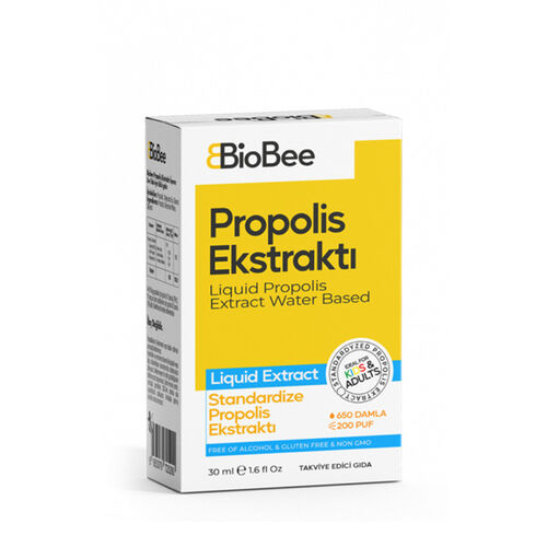 Biobee Propolis Extract Liquid Takviye Edici Gıda 30 ml