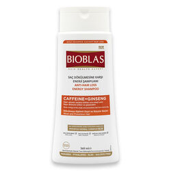 Bioblas Saç Dökülmesine Karşı Enerji Şampuanı Caffeine + Ginseng 360 ml - Thumbnail