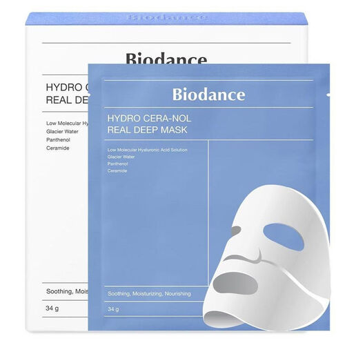 Biodance Hydro Cera-nol Real Deep Mask 34 gr - Yüz Maskesi - 4 Adet