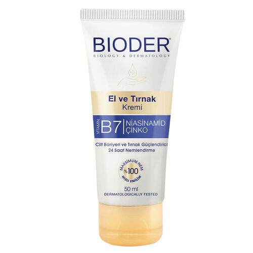 Bioder El ve Tırnak Kremi 50 ml