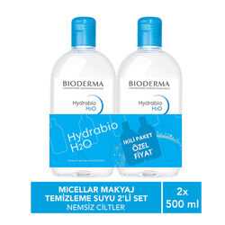 Bioderma Hydrabio H2O 2x500ml - Thumbnail