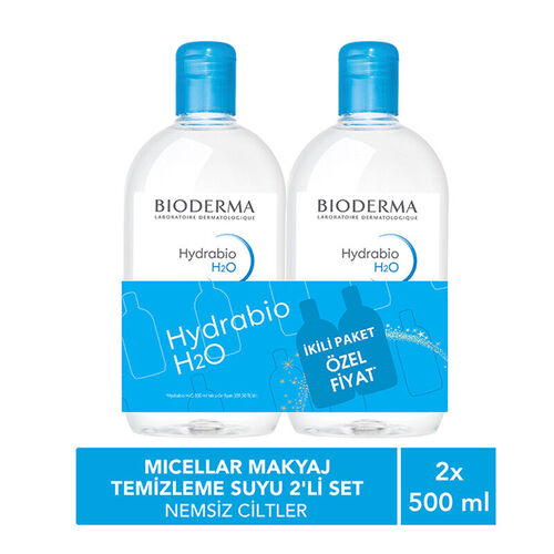 Bioderma Hydrabio H2O 2x500ml