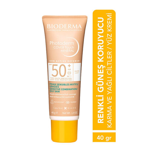 Bioderma Photoderm Cover Touch Mineral SPF 50 40 gr - Light