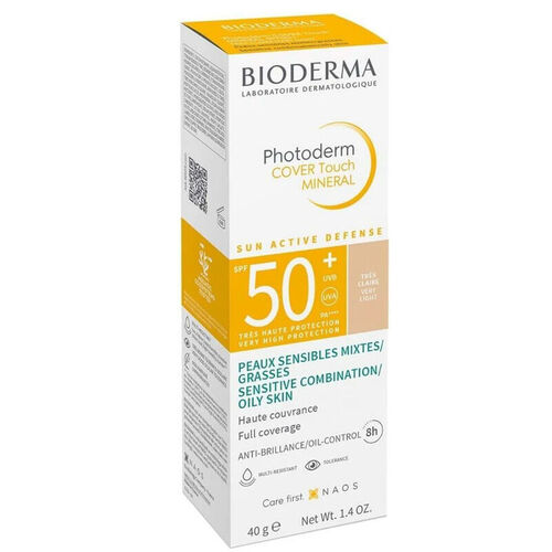 Bioderma Photoderm Cover Touch Mineral Spf50+ 40 gr - Very Light