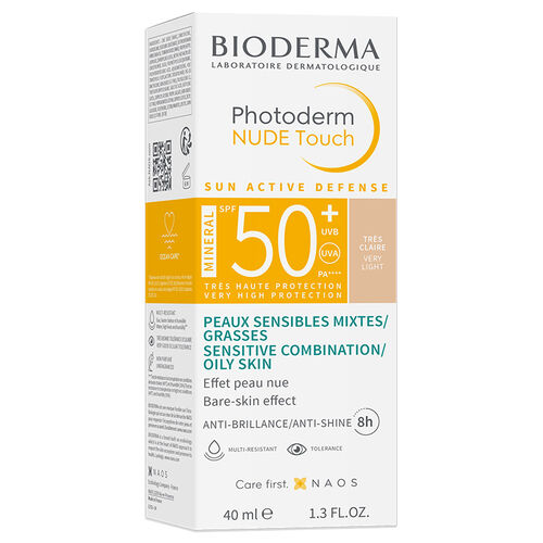 Bioderma Photoderm Nude Touch SPF50+ Very Light 40 ml