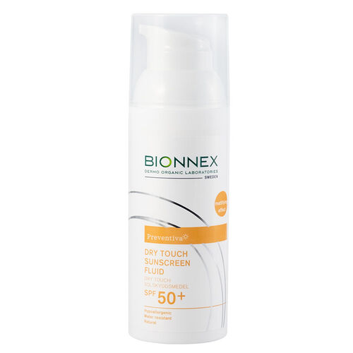 Bionnex Preventiva Dry Touch Sunscreen Fluid Yüz ve Boyun SPF 50 50 ml