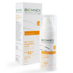 Bionnex Preventiva Dry Touch Sunscreen Fluid Yüz ve Boyun SPF 50 50 ml - Thumbnail