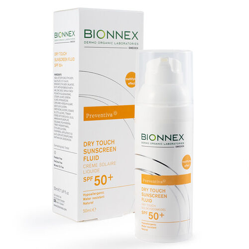 Bionnex Preventiva Dry Touch Sunscreen Fluid Yüz ve Boyun SPF 50 50 ml