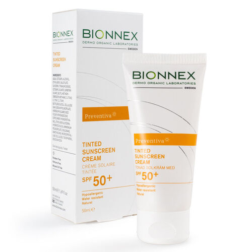 Bionnex Preventiva Spf50+ Renkli Güneş Kremi 50 ml