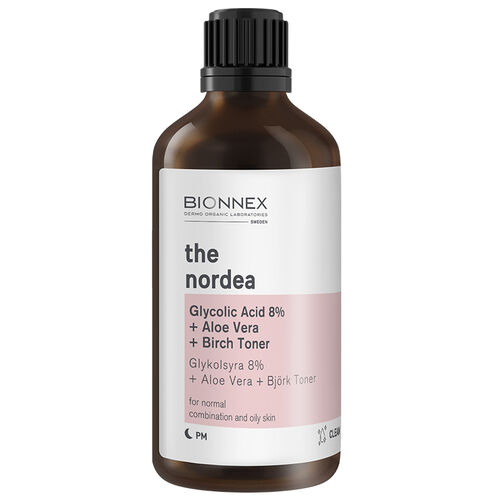 Bionnex The Nordea Glycolic Acid %8 + Aloe Vera + Birch Toner 100 ml
