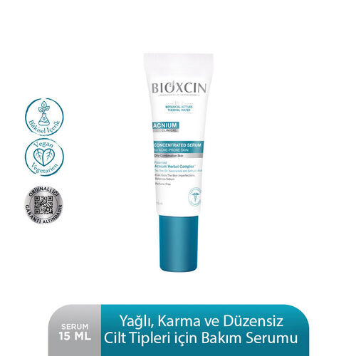 Bioxcin Acnium Konsantre Bakım Serumu 15 ml