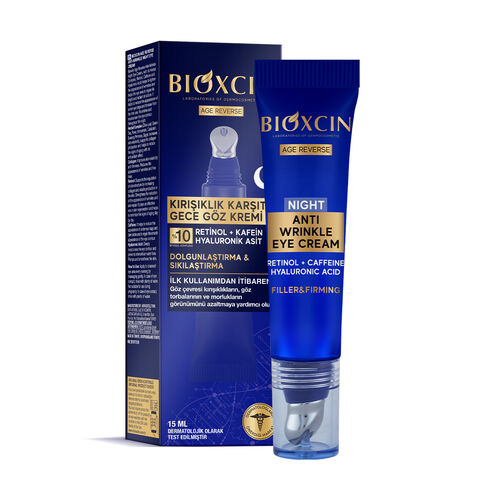 Bioxcin Age Reverse Kırışıklık Karşıtı Gece Göz Çevresi Kremi 15 ml