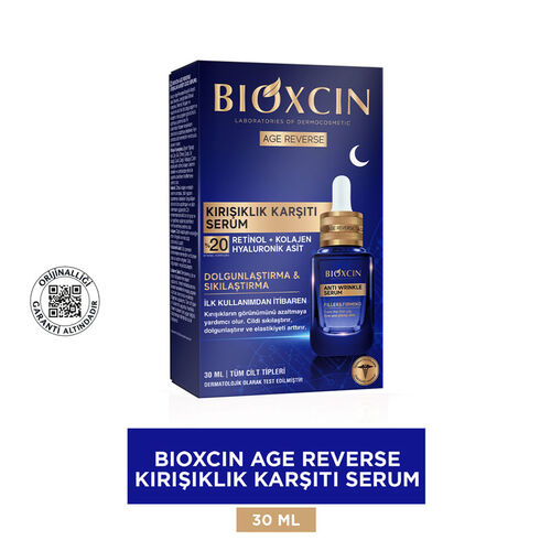 Bioxcin Age Reverse Kırışıklık Karşıtı Gece Serumu 30 ml