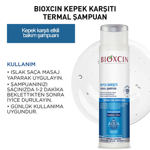 Bioxcin Aqua Thermal Kepek Karşıtı Şampuan 300 ml