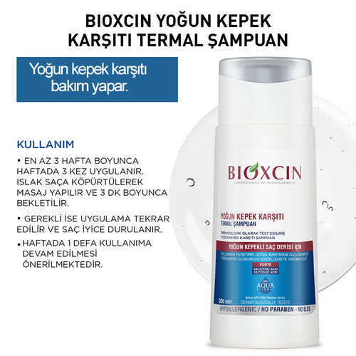 Bioxcin Aqua Thermal Yoğun Kepek Karşıtı Şampuan Ds 200ml