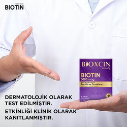 Bioxcin Biotin 5000 mcg Takviye Edici Gıda 30 Tablet - 1 ALANA 1 BEDAVA - Thumbnail