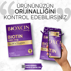 Bioxcin Biotin 5000 mcg Takviye Edici Gıda 30 Tablet - 1 ALANA 1 BEDAVA - Thumbnail