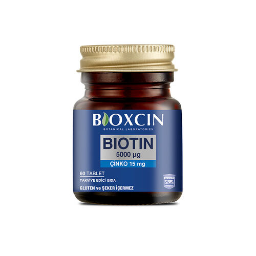 Bioxcin Biotin 5000 mg Çinko 15 mg ALANA Biotin Şampuan 300 ml HEDİYE