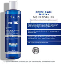 Bioxcin Biotin 5000 mg Çinko 15 mg ALANA Biotin Şampuan 300 ml HEDİYE - Thumbnail