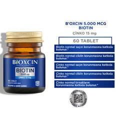 Bioxcin Biotin 5000 mg Çinko 15 mg ALANA Biotin Şampuan 300 ml HEDİYE - Thumbnail