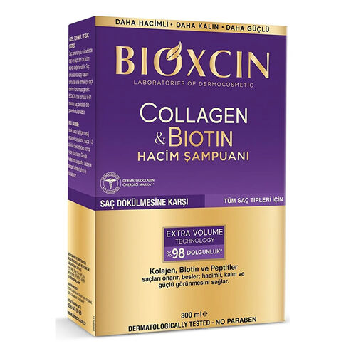 Bioxcin Collagen Biotin Saç Dökülmesine Karşı Şampuan 300 ml