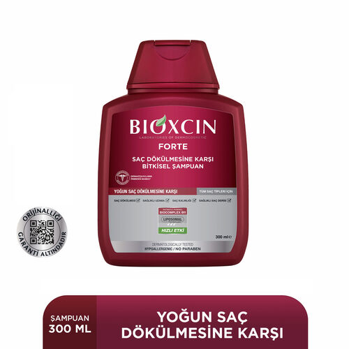 Bioxcin Forte Saç Dökülmesine Karşı Bakım Şampuanı 300 ml - 3 AL 2 ÖDE