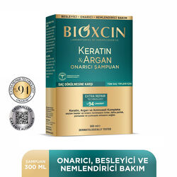 Bioxcin Keratin ve Argan Onarıcı Şampuan 2x300 ml - Thumbnail