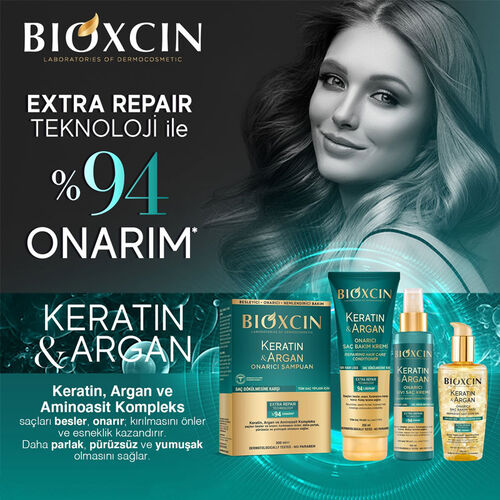 Bioxcin Keratin ve Argan Onarıcı Şampuan 300 ml - 3 al 2 öde 