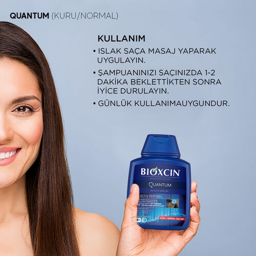 Bioxcin Quantum Şampuan 3al 2öde (Kuru-Normal Saçlar)