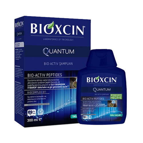 Bioxcin Quantum Yağlı Saçlar İçin Şampuan 300ml + 100 ml Hediyeli