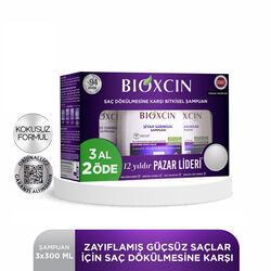 Bioxcin Saç Dökülmesine Karşı Siyah Sarımsak Şampuanı 300 ml | 3 al 2 öde - Thumbnail